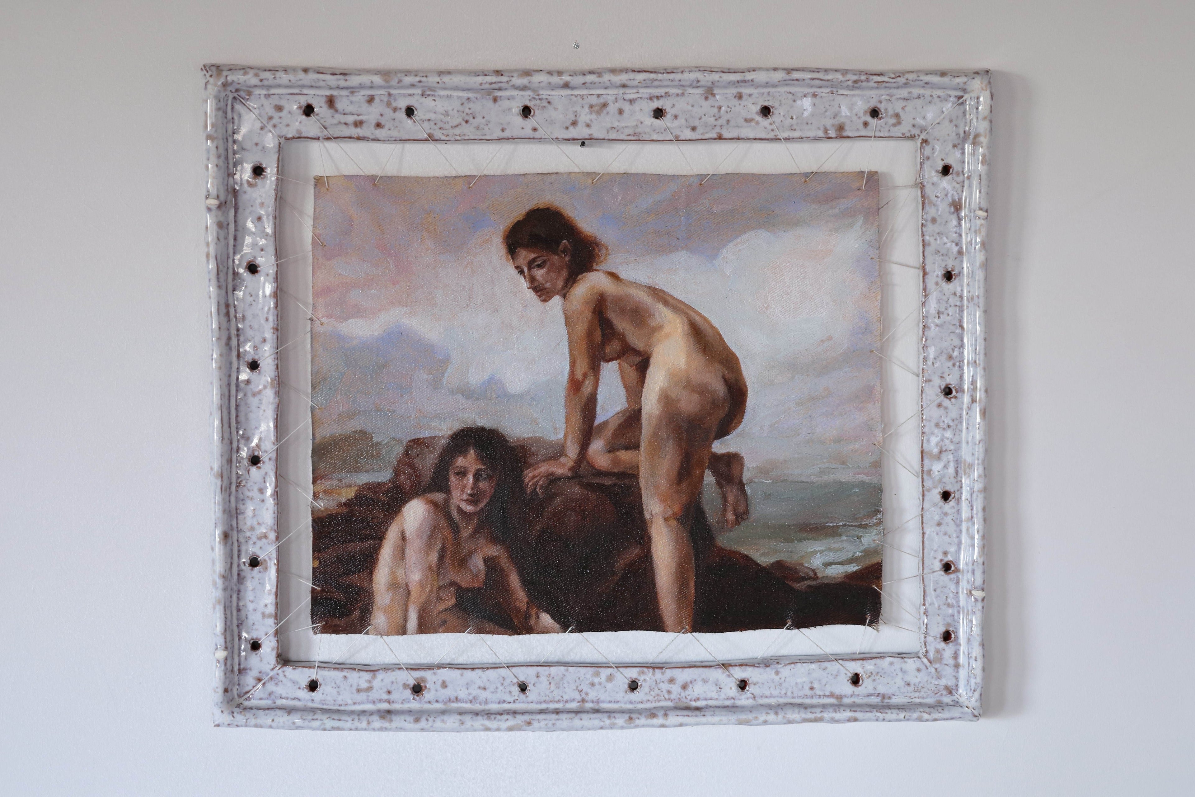 studie van ‘the two bathers’ (1884) door William-Adolphe Bouguereau”