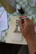 Weef en beschilder je eigen schildersdoek!